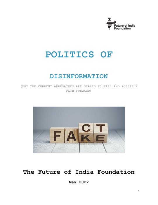 Cover of Politics of Disinformation